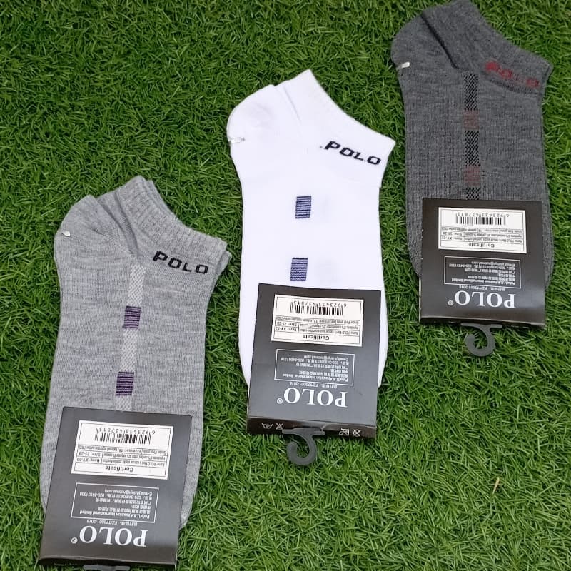Pack Of 3 Ankle Socks For & Women Both
