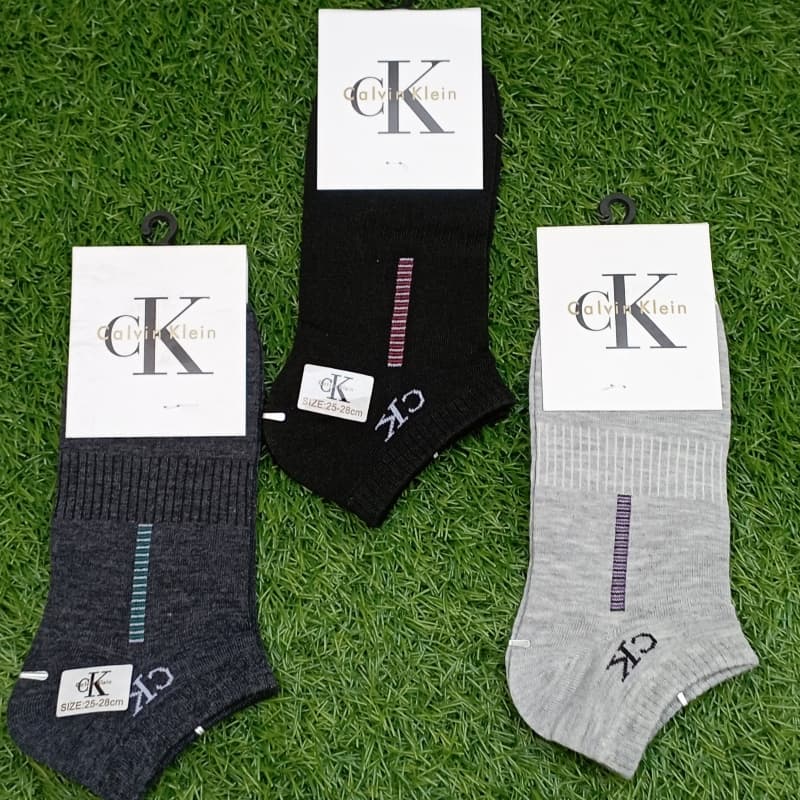 Pack Of 3 Ankle Socks For & Women Both
