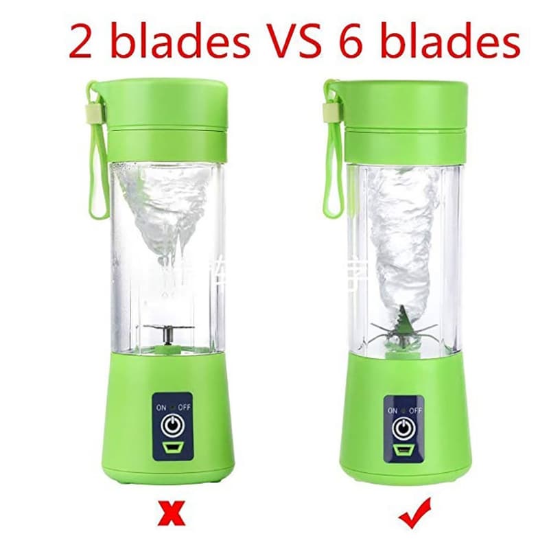 6 Blades Portable Juicer Blender