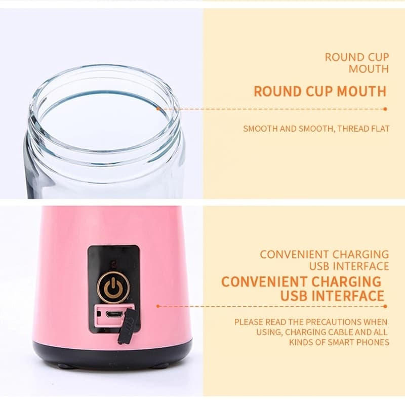 6 Blades Portable Juicer Blender