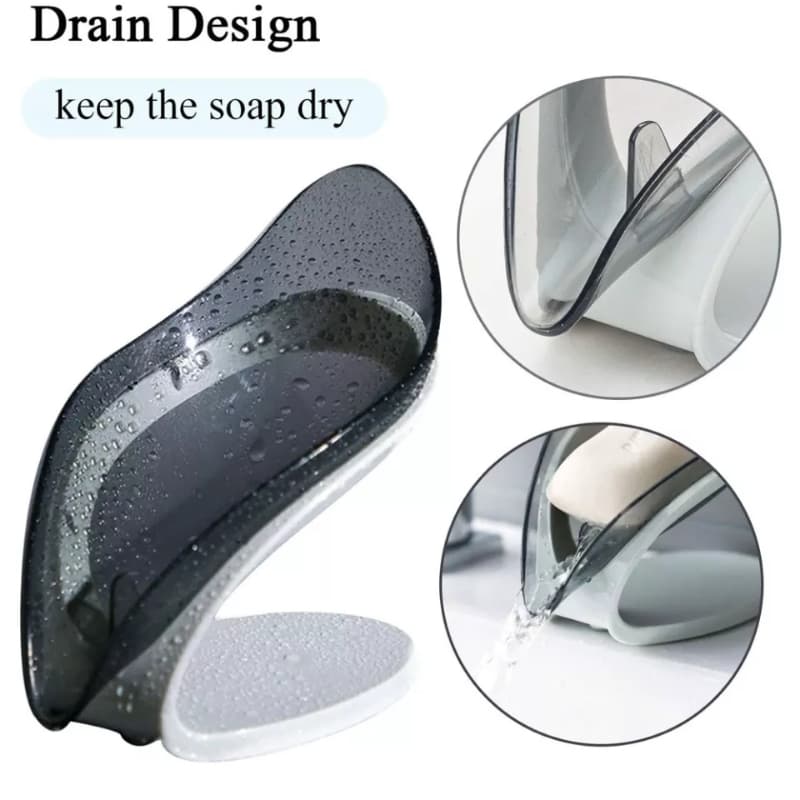 Pack Of 2 Leaf Soap Holder For Kitchen & Bathroom