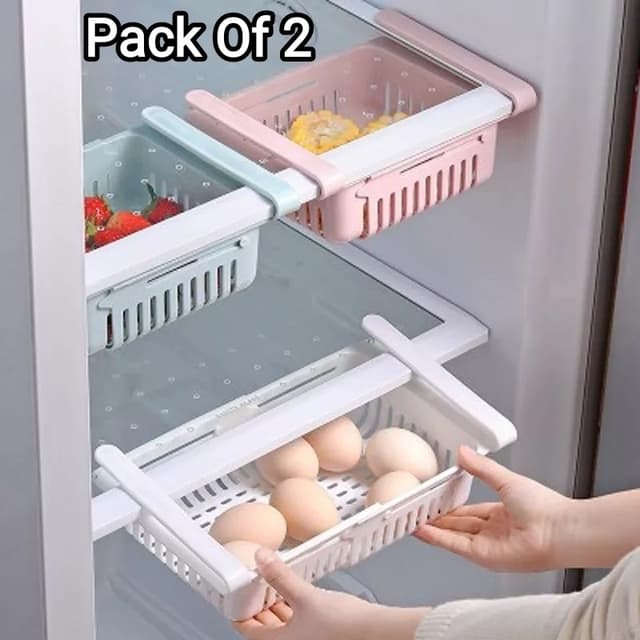 Pack Of 2 Storage Rack Organizer